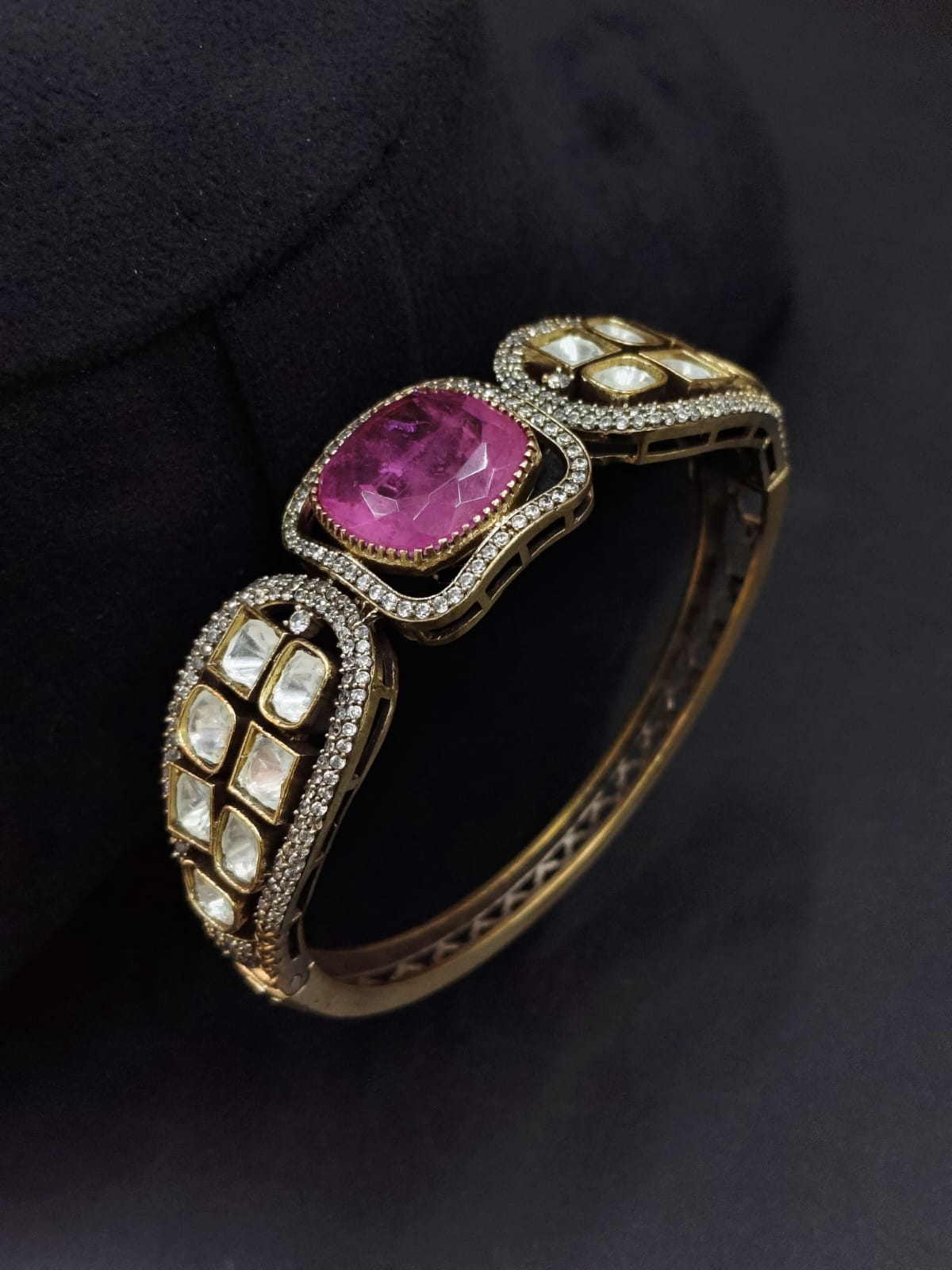 Kundan Bangle For Girls