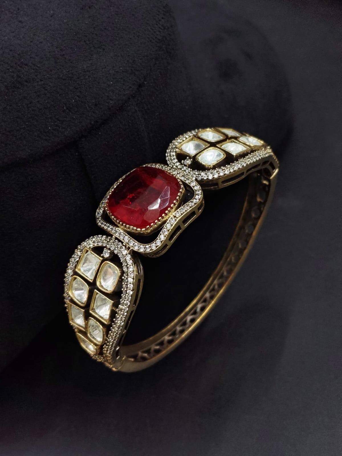 Kundan Bangle For Girls