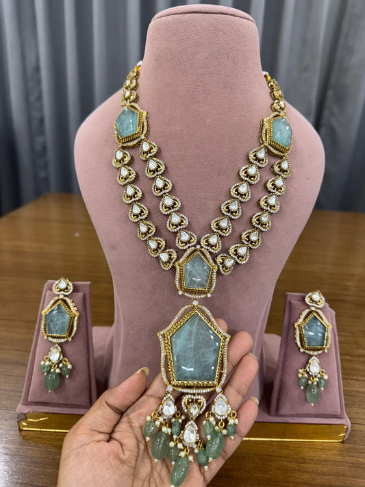 Doublet Stone Necklace Set